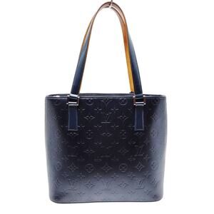 Louis Vuitton LV Tote Bag M55112 Stockton Black Monogram